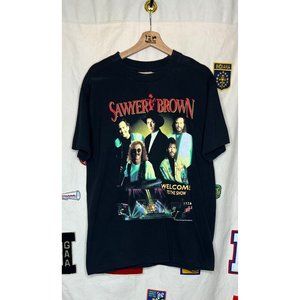 Vintage 1994 Sawyer Brown Double-Sided T-Shirt: L